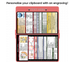  WhiteCoat Clipboard® - Coral Edición médica